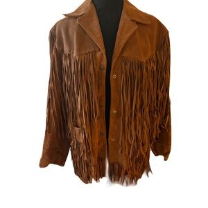 Tregos westwear 100% leather Suede Jacket